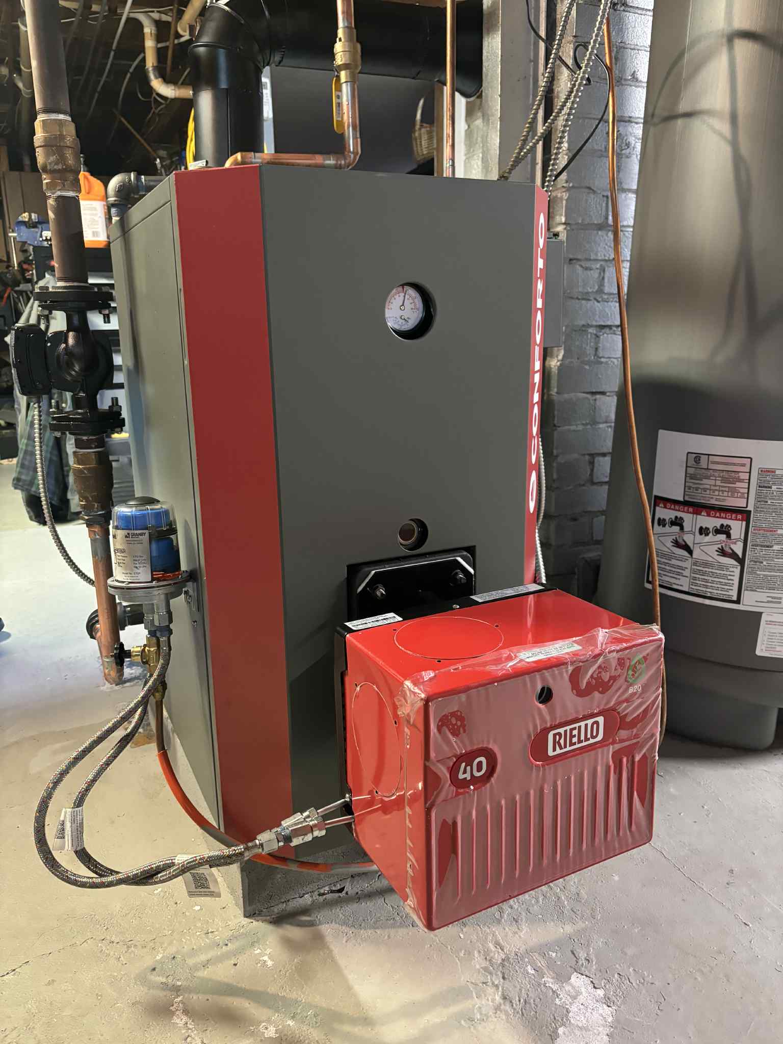 Heating system installation