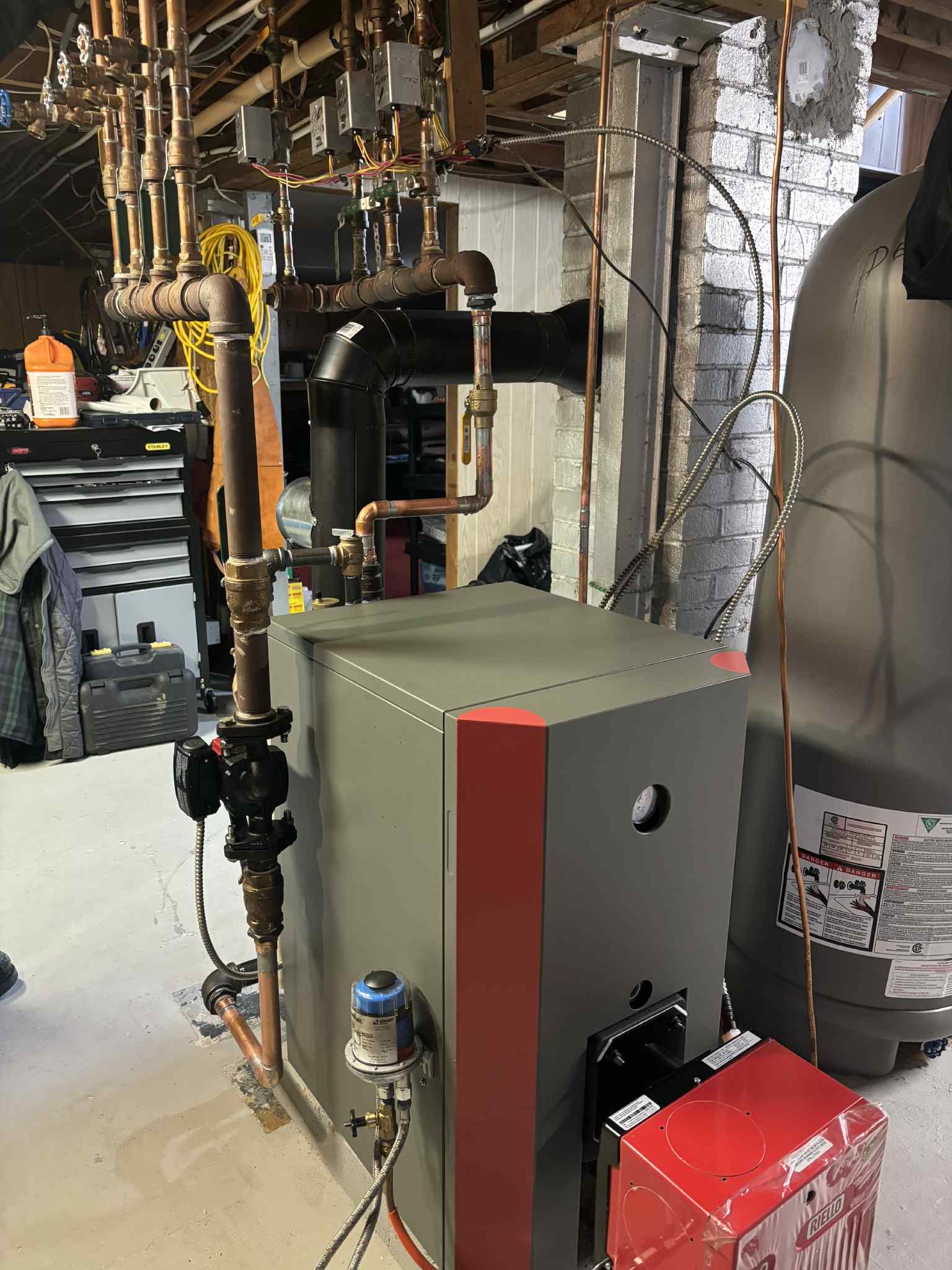 Heating system installation